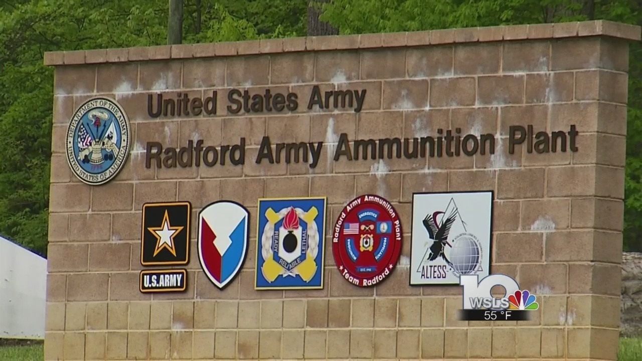 WSLS 10 investigates pollution at the Radford Army