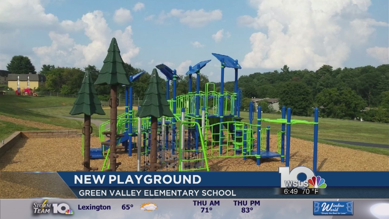 New playground at Roanoke County elementary school opens