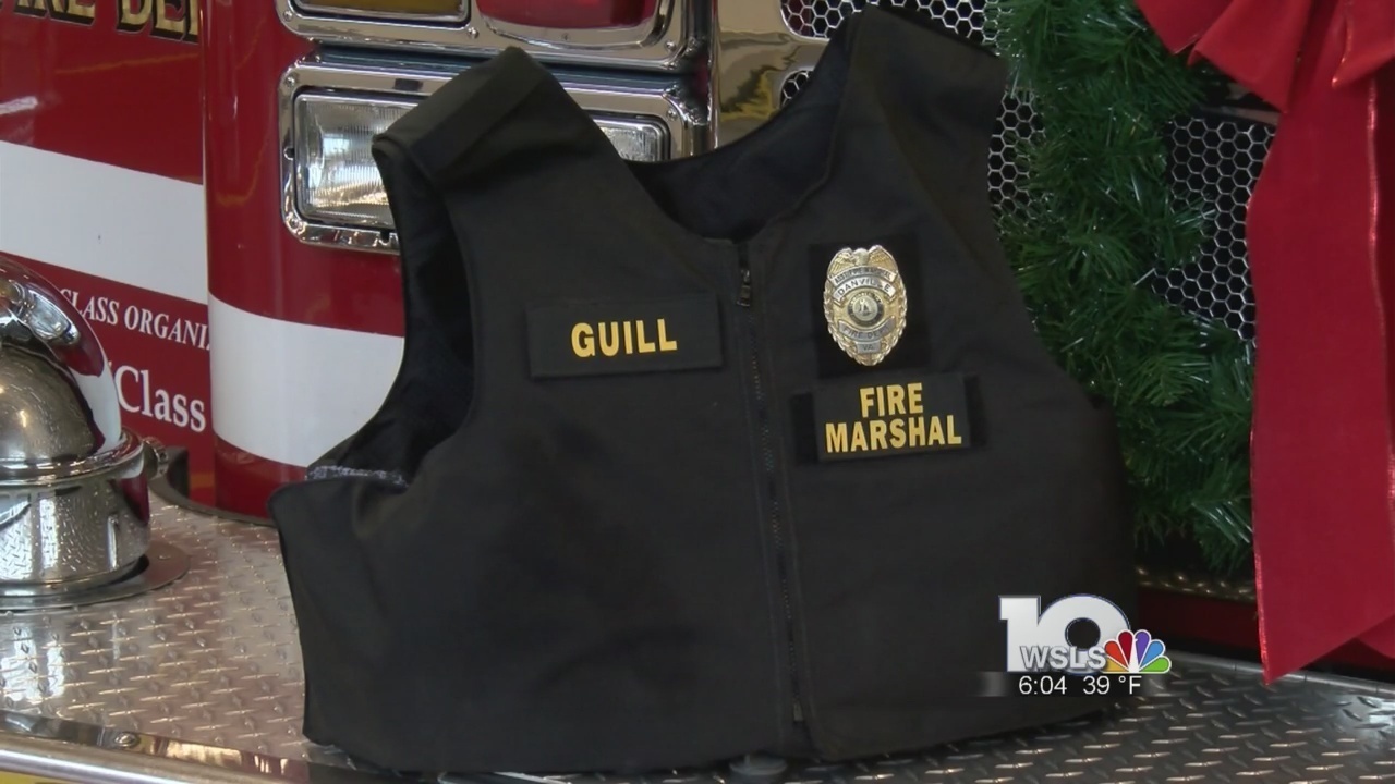 Danville firefighters receiving bulletproof vests