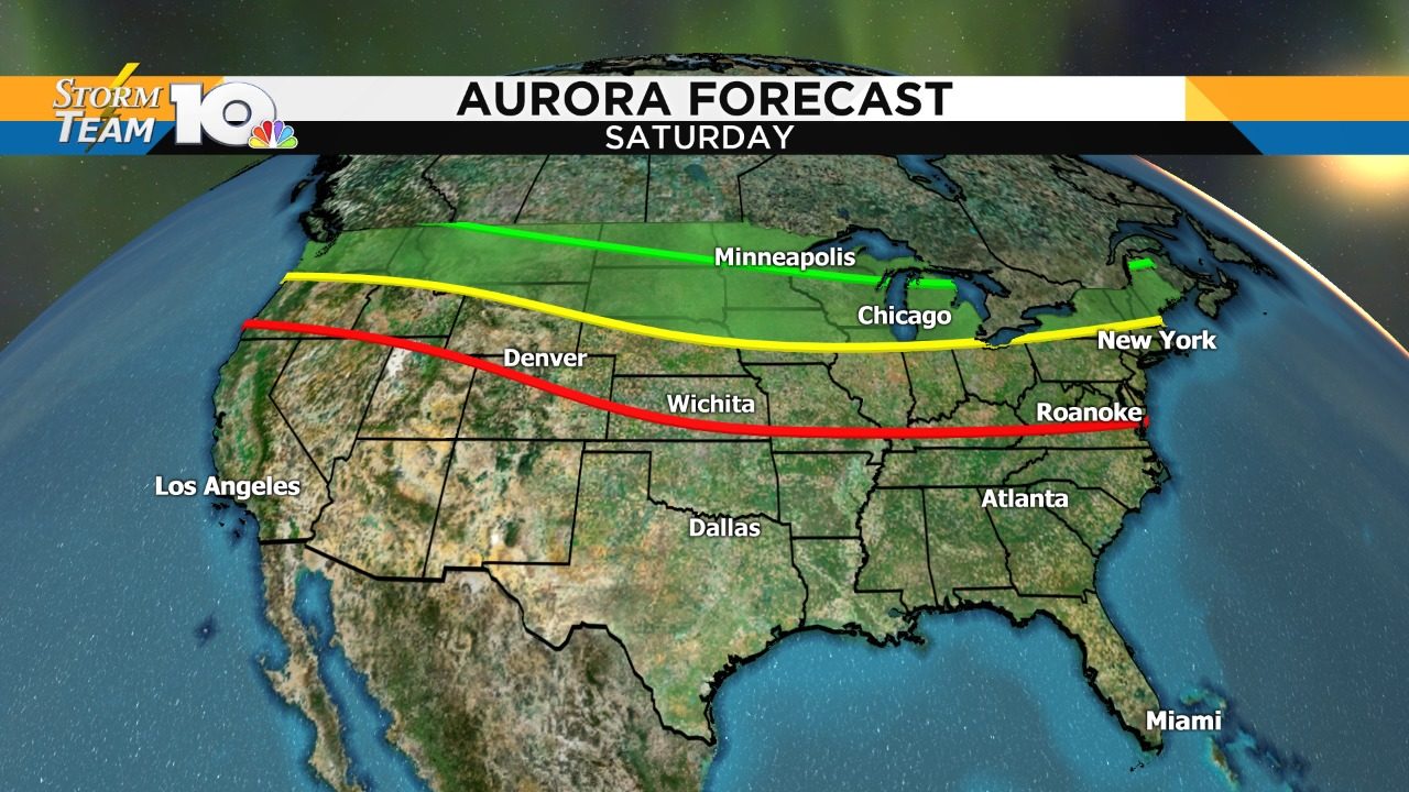Active Solar Activity Northern Lights Across The Us Check The Interactive Map Now - gckqm6d