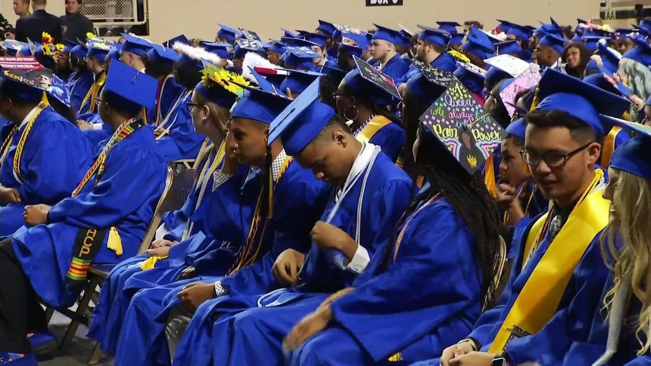 Roanoke's high school class of 2019 walks the stage