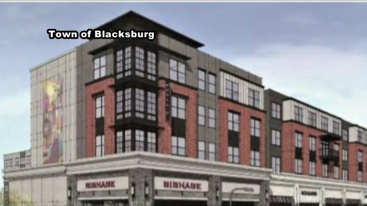 Change in Blacksburg Plans for large apartment complex sign...